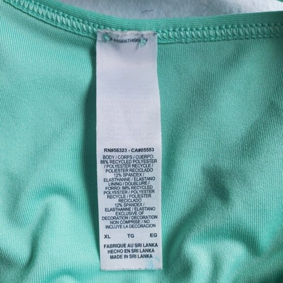 Nike Swoosh Aqua Green Sports Bra Size XL - Picture 6 of 8